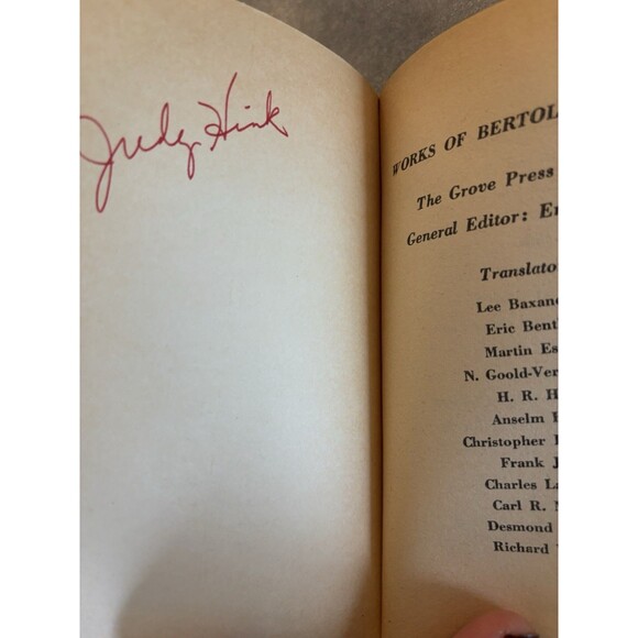 The Jewish Wife & Other Short Plays VTG 1965 Paperback By BERTOLT BRECHT - Picture 3 of 5